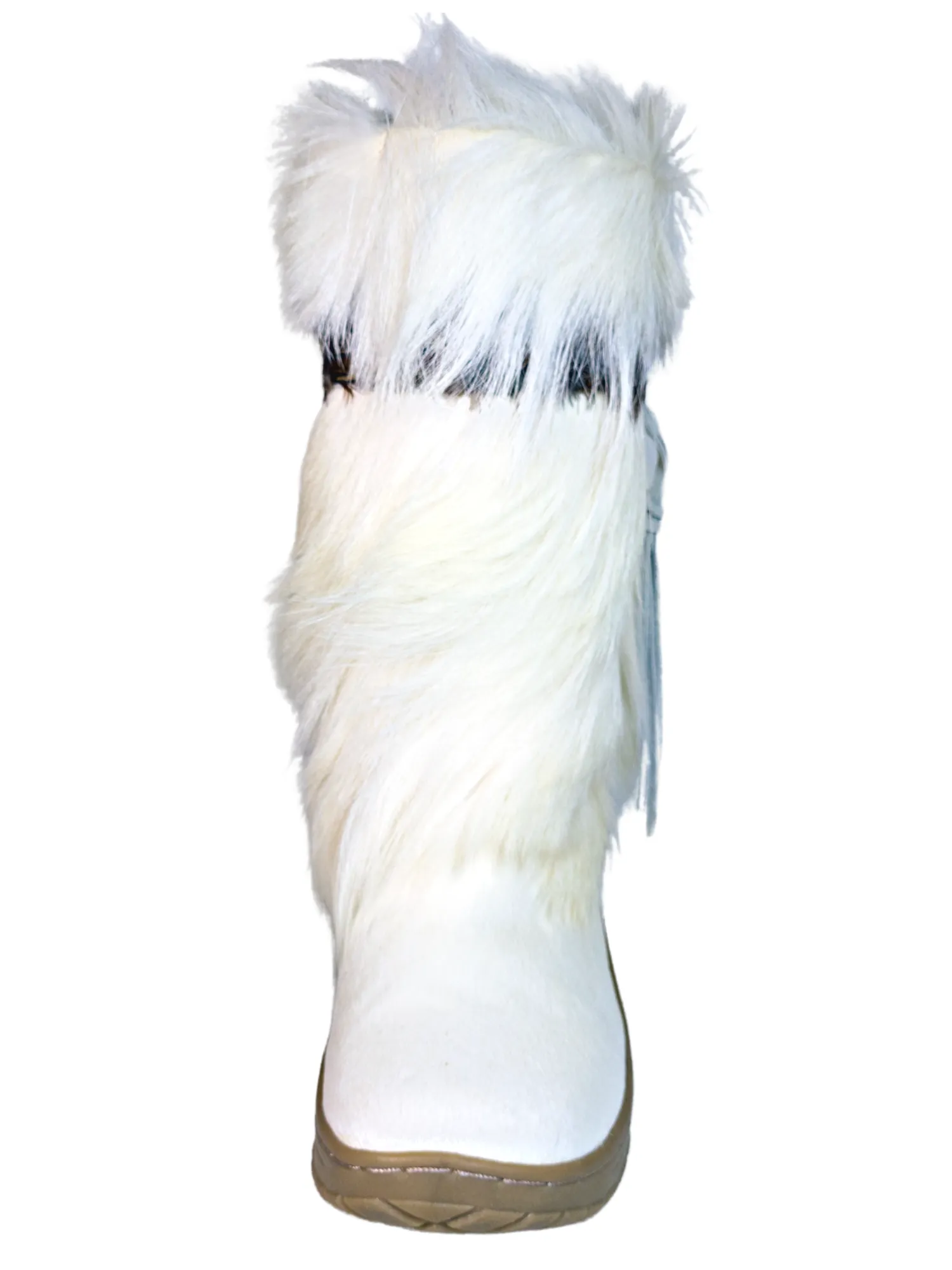 Winter Boots for the Snow of Genuine Leather with Hair / Goat Hair for Women 'Bearpaw' - ID: 7108