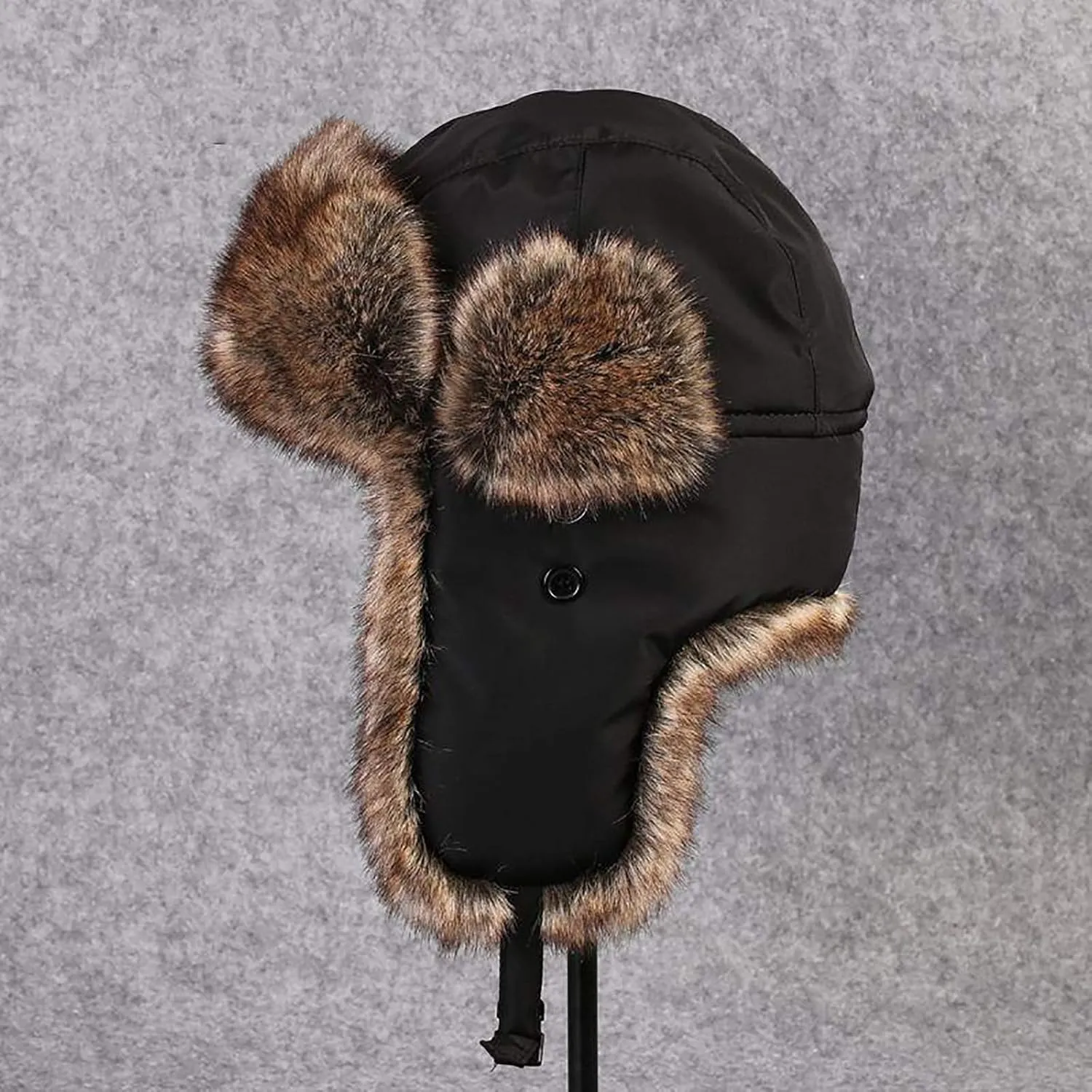 Winter Hats, Hat Unisex Winter Trapper Hat with Ear Flaps Pilot Aviator Cap for Oudoor Ski