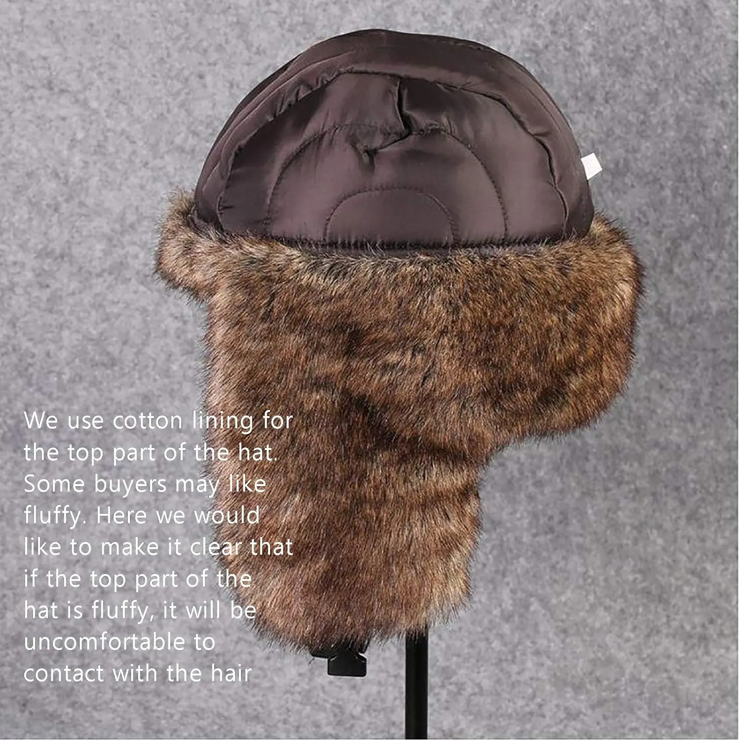Winter Hats, Hat Unisex Winter Trapper Hat with Ear Flaps Pilot Aviator Cap for Oudoor Ski