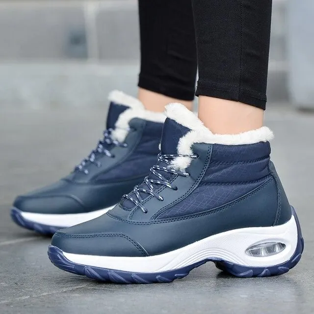 Winter Hiking Boots Women – Warm Lined Waterproof Durable Outdoor Footwear