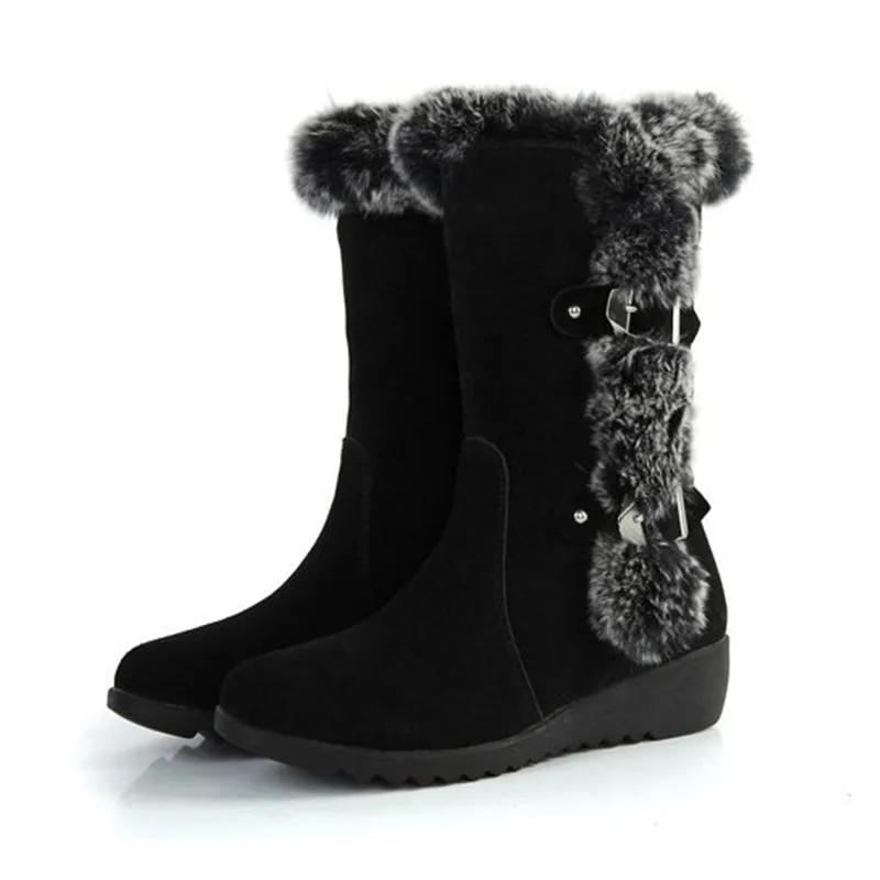 Winter Mid-Calf Snow Boots