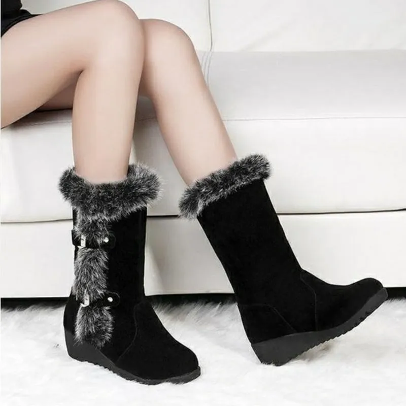 Winter Mid-Calf Snow Boots
