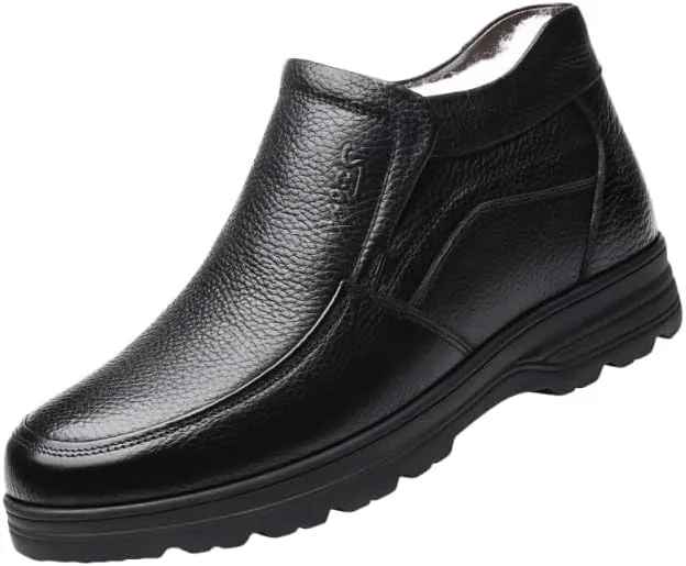 Winter Outdoor Light Warm Hiking Shoes, Plus Velvet and Thickened Men's high top Snow Boots