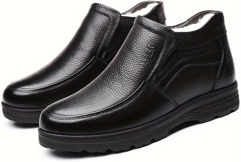 Winter Outdoor Light Warm Hiking Shoes, Plus Velvet and Thickened Men's high top Snow Boots