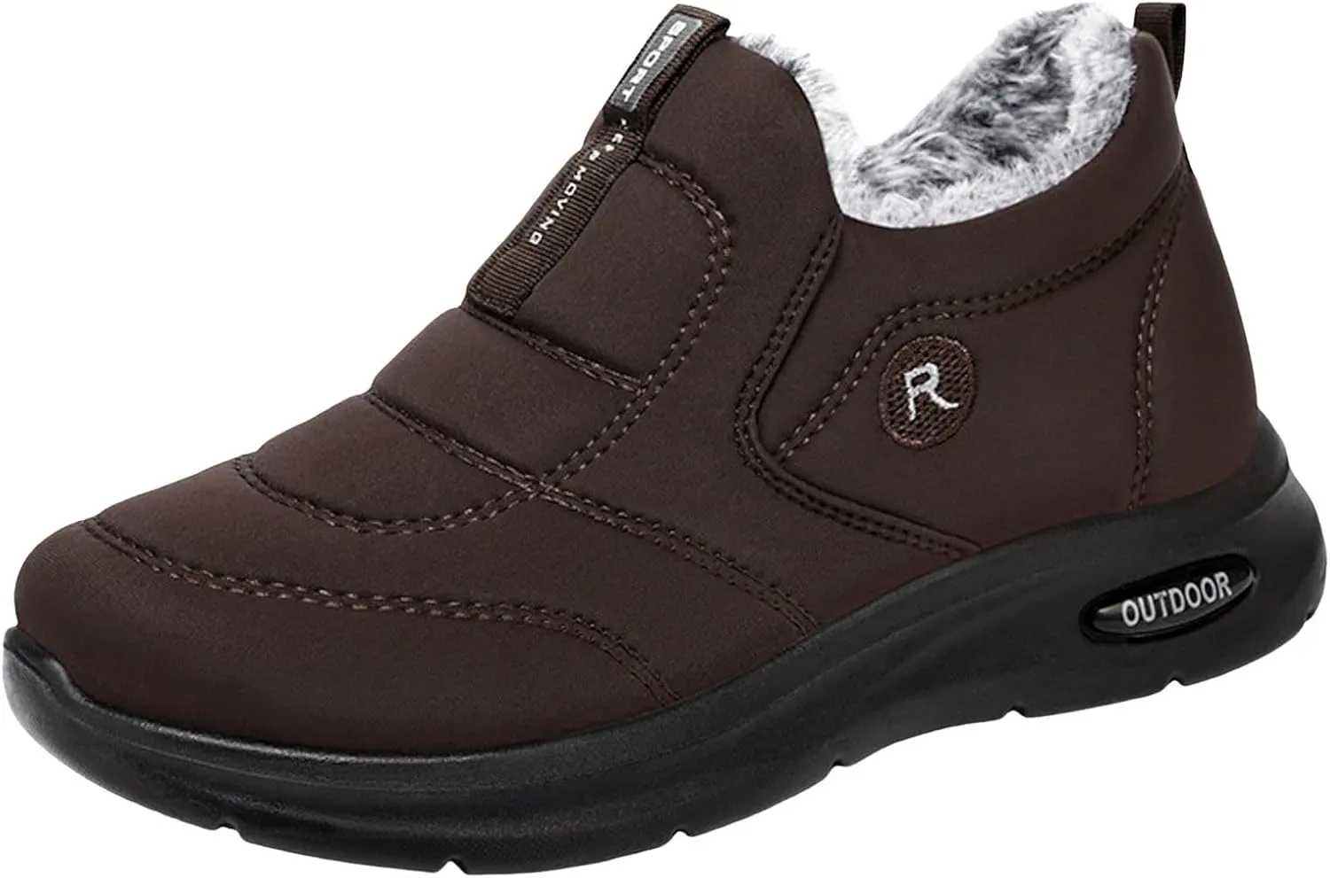 Winter Thermal Boots for Women Arch Support Women's Warm Snow Winter Warm Hiking Work Comfy Boots Sneakers Slip on Walking Shoes Insulated Comfortable Ankle Booties