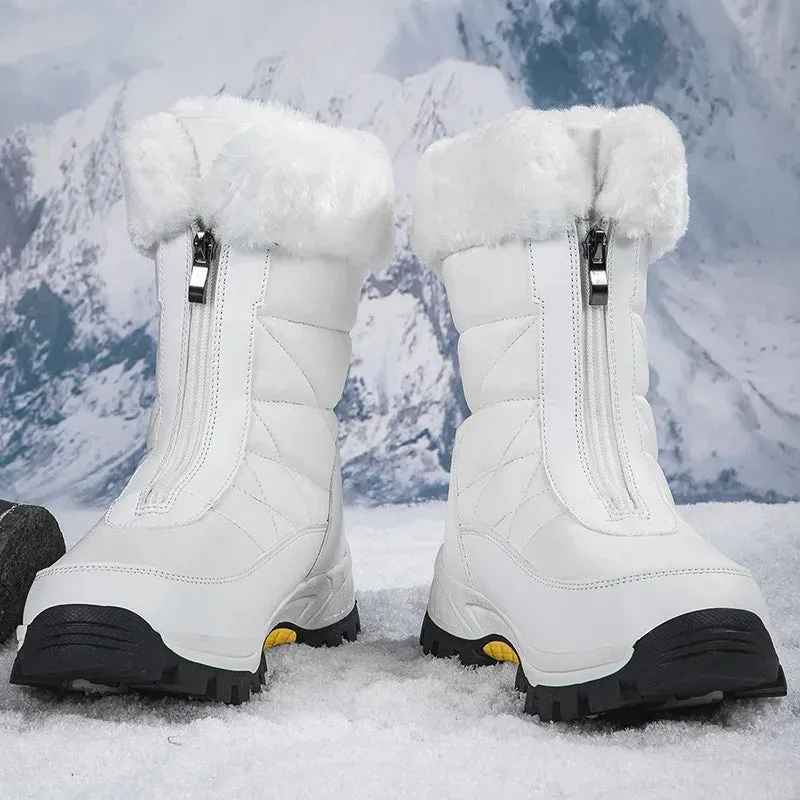 Winter Women's Snow Boots - Waterproof, Non-Slip, Warm & Stylish