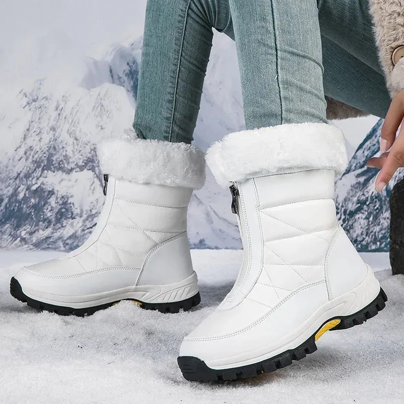 Winter Women's Snow Boots - Waterproof, Non-Slip, Warm & Stylish
