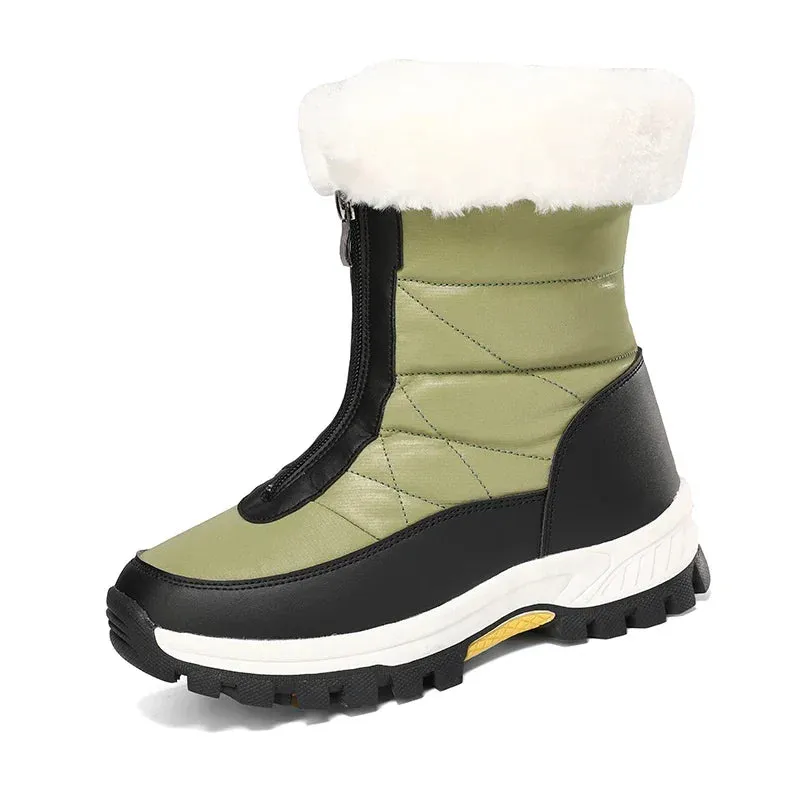 Winter Women's Snow Boots - Waterproof, Non-Slip, Warm & Stylish