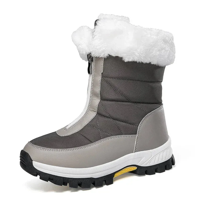 Winter Women's Snow Boots - Waterproof, Non-Slip, Warm & Stylish