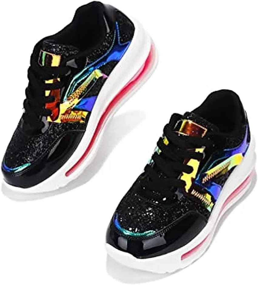 Women Fashion Light Chaser Holographic Sneakers