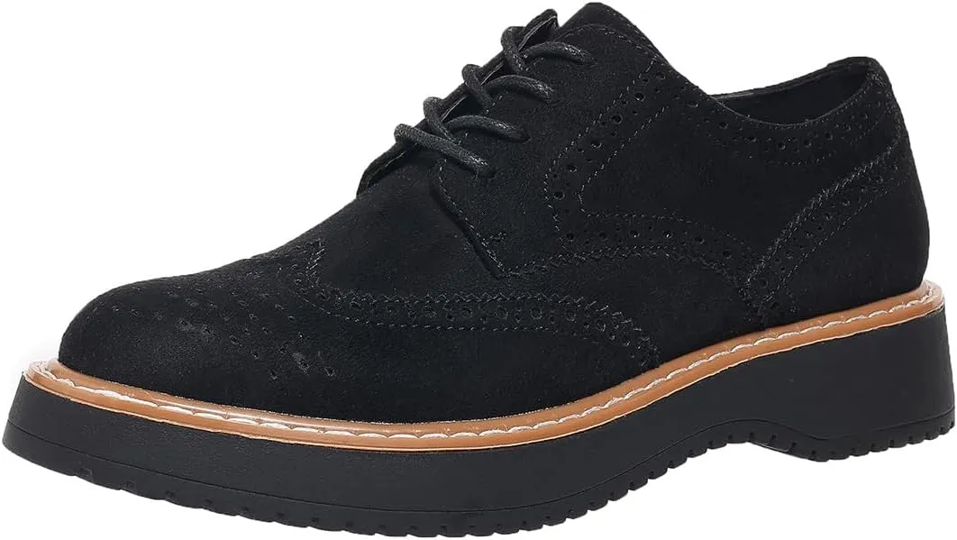 Women Oxfords Platform Lace-up Oxford Shoes Girls Ladies Women Casual Wingtips Brogue Oxfords