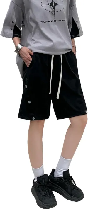 Women Summer Casual Shorts Faux Suede Short Pants Elastic Waist Drawstring Hiking Bermuda Cargo Shorts