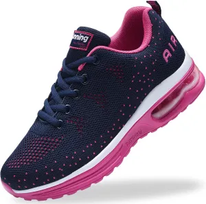 Women's Air Athletic Tennis Running Sneakers Lightweight Sport Gym Jogging Breathable Fashion Walking Shoes(US 5.5-10)