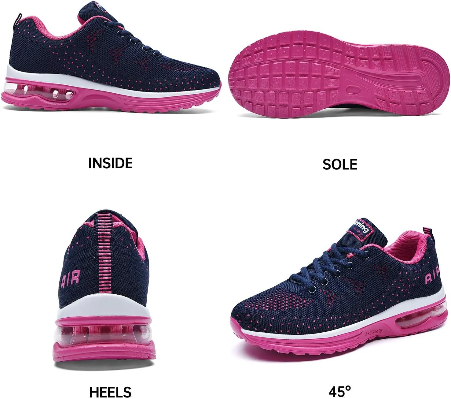 Women's Air Athletic Tennis Running Sneakers Lightweight Sport Gym Jogging Breathable Fashion Walking Shoes(US 5.5-10)