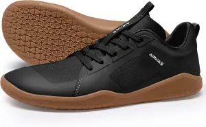 Womens Barefoot Shoes Minimalist Gym Shoes for Women Lightweight Cross Training Running Shoes(Black/Gum,7.0)