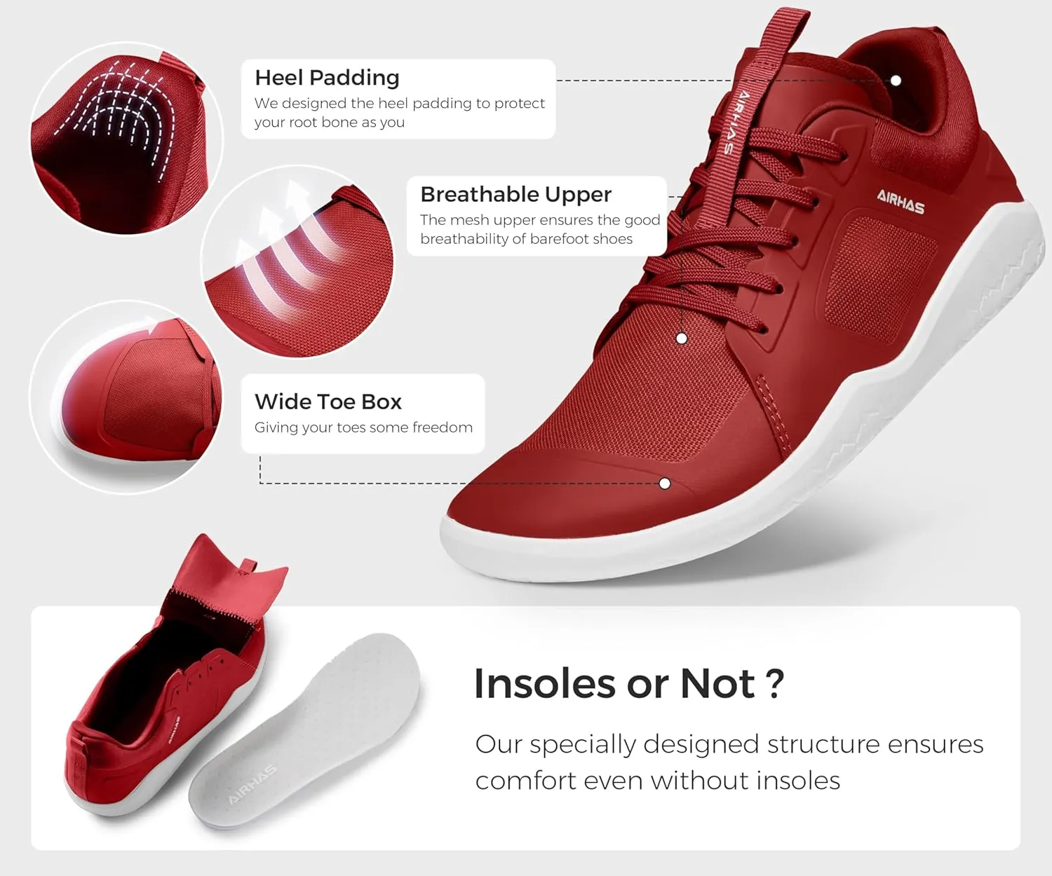 Womens Barefoot Shoes Minimalist Gym Shoes for Women Lightweight Cross Training Running