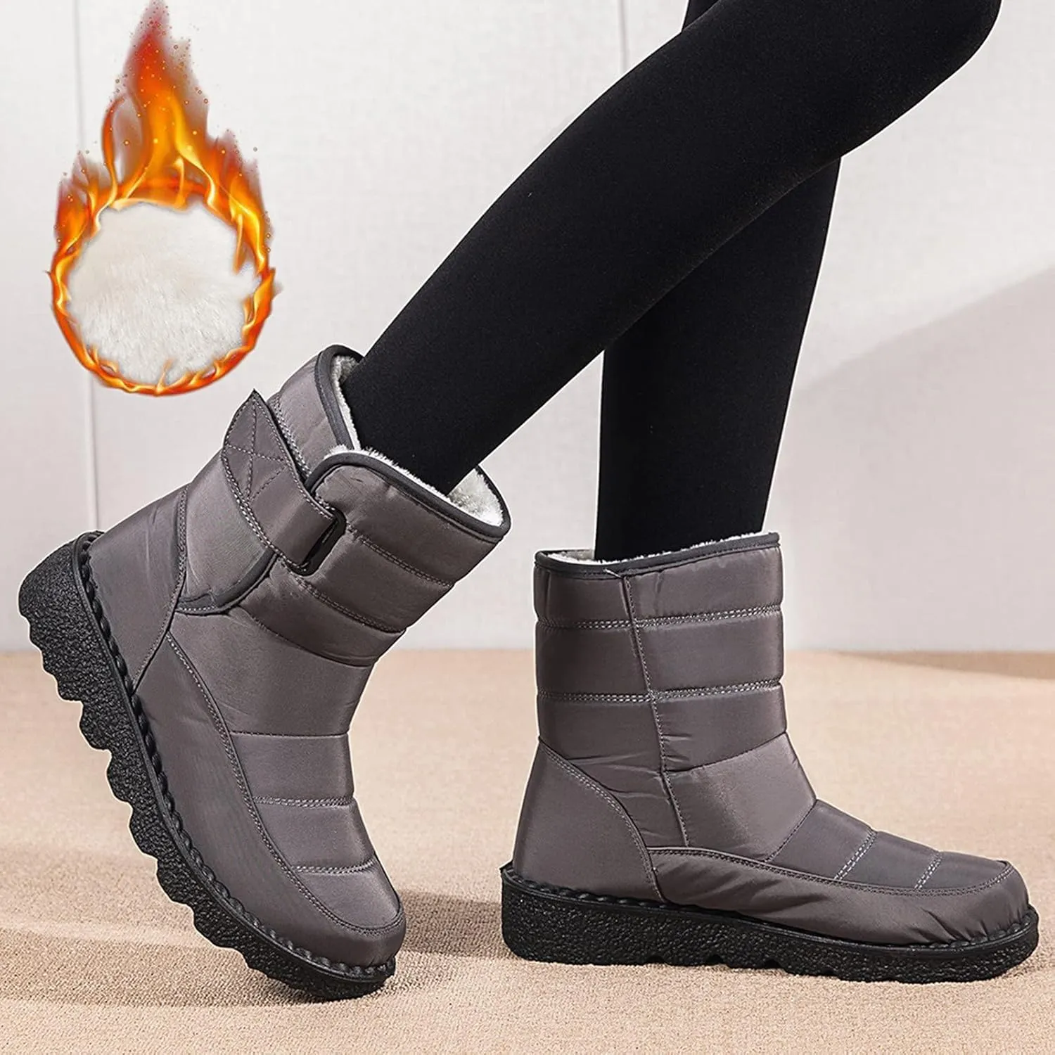 Womens Cold Weather Boots Outdoor Shoes Bootie Warm Snow For Women Boots women's boots Warm Winter Women