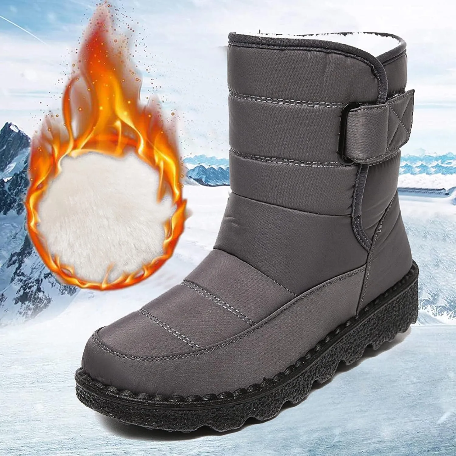 Womens Cold Weather Boots Outdoor Shoes Bootie Warm Snow For Women Boots women's boots Warm Winter Women