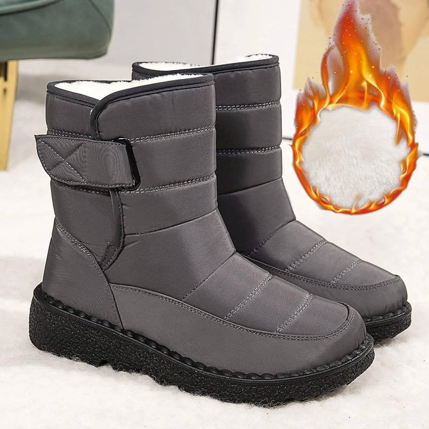 Womens Cold Weather Boots Outdoor Shoes Bootie Warm Snow For Women Boots women's boots Warm Winter Women