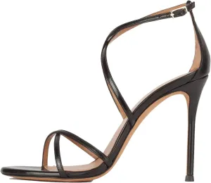 Women's Cross Strap Stiletto Sandals, Open Toe Summer Evening Dress Heels