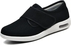 Women's Diabetic Shoes with Adjustable Closure,Non-Slip Wide Width Lightweight Shoes for Edema Plantar Fasciitis Bunions Arthritis Swollen Feet
