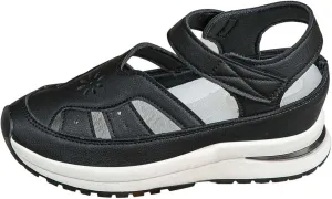 Women's Hollow Out Sandals Breathable Platform Wedge Sandal Leather Closed Toe Shoes Comfortable Casual Roman Sandals Height-Boosting Thick Sole Shoe 2025 Stylish Dressy Business Shoes