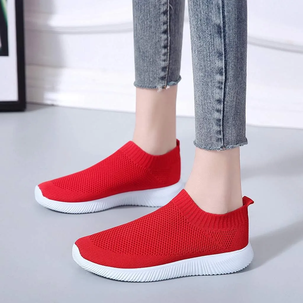 Womens Ladies Walking Running Shoes Slip On Lightweight Mens Dress Shoes Food Service Casual Dress Shoes Women Shoes Sneakers Tennis Shoe White Loafers