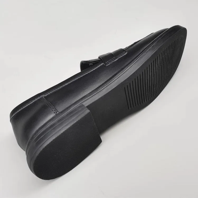Women's Leather Casual Comfort Flat Loafers