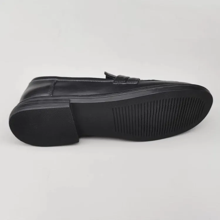 Women's Leather Casual Comfort Flat Loafers