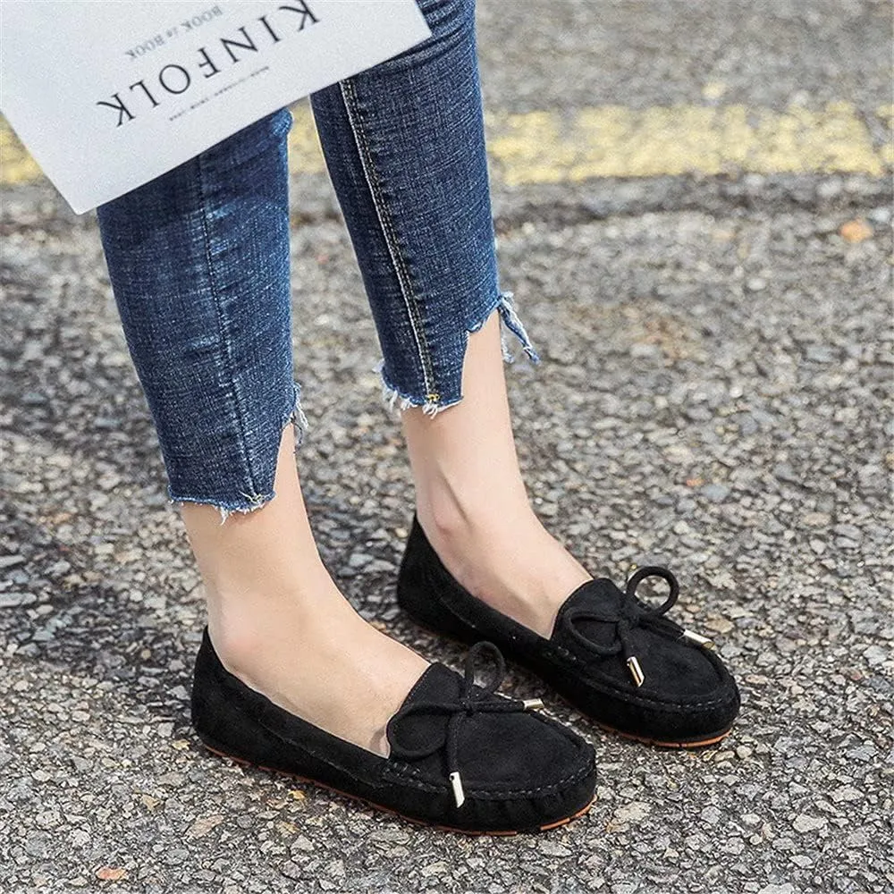 Women's Leather Penny Loafers Casual Driving Loafers Slip-On Loafer Flats Comfort Womens Boat Shoes Moccasins Walking Shoes for Women