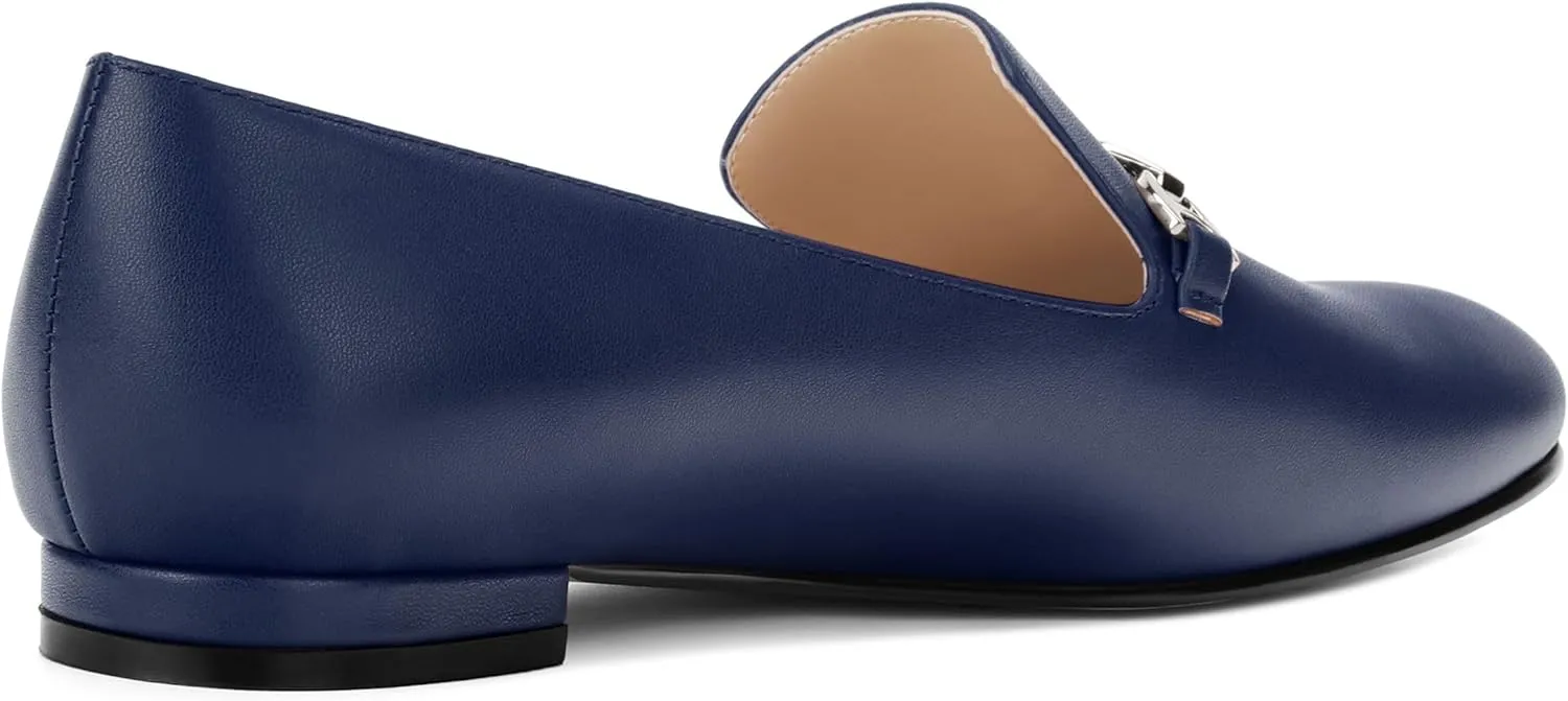 Women's Loafers, Slip On Round Toe Comfortable Flats for Women Dressy and Work, Womens Business Casual Shoes