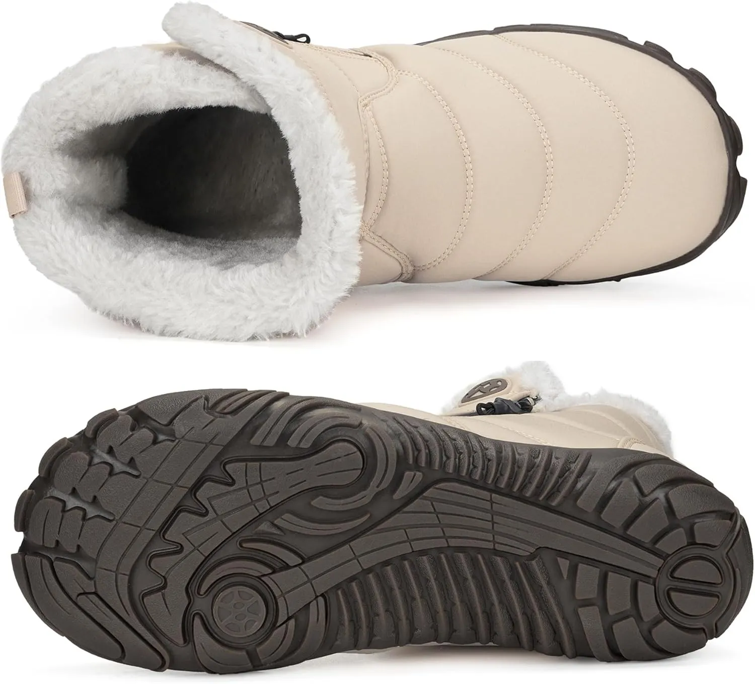 Womens Mens Barefoot Boots Shoes | Winter Snow Boots | Warm Ankle Booties | Zero Drop Sole | Wide Toe Box |