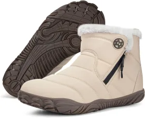 Womens Mens Barefoot Boots Shoes | Winter Snow Boots | Warm Ankle Booties | Zero Drop Sole | Wide Toe Box |