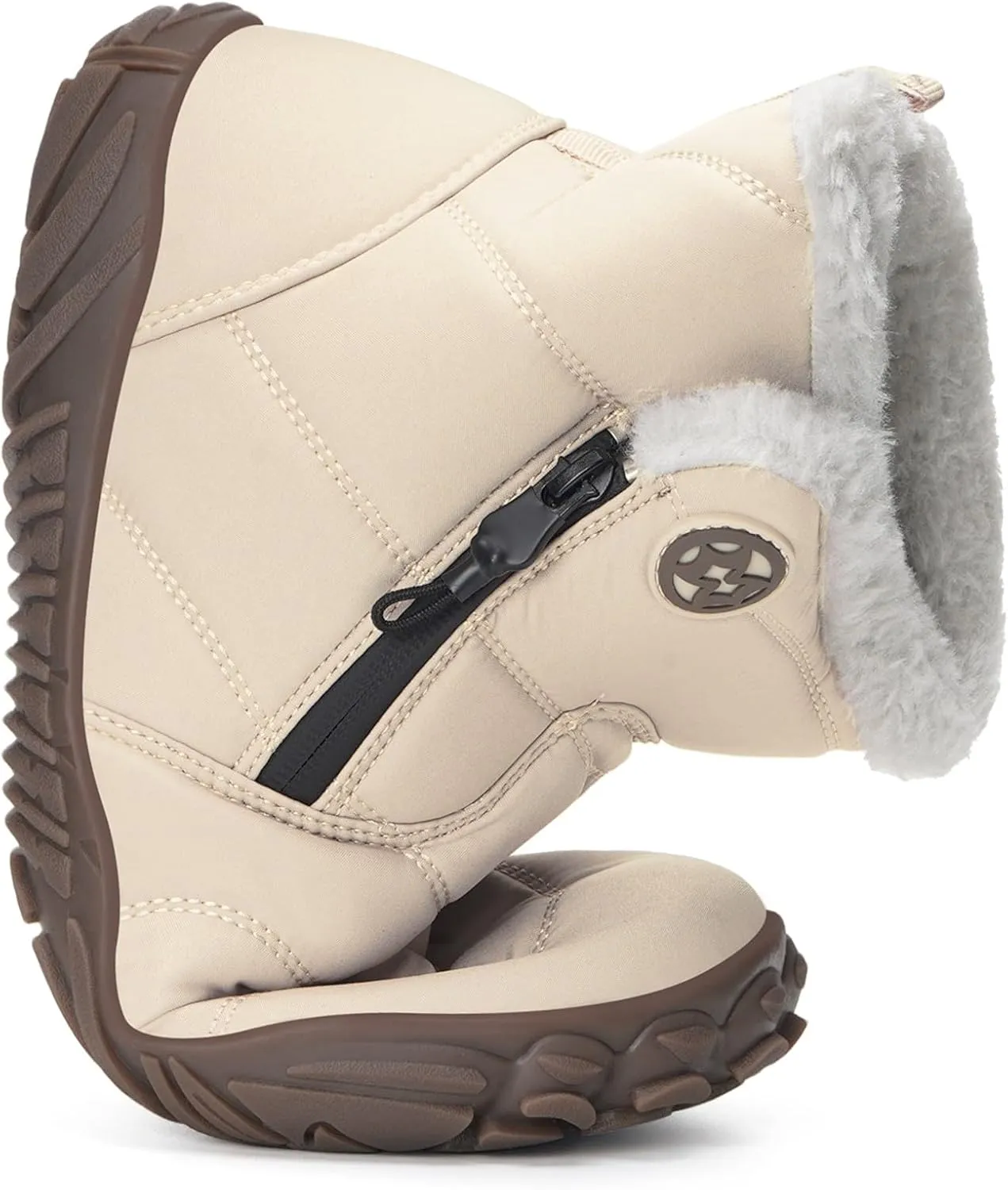 Womens Mens Barefoot Boots Shoes | Winter Snow Boots | Warm Ankle Booties | Zero Drop Sole | Wide Toe Box |