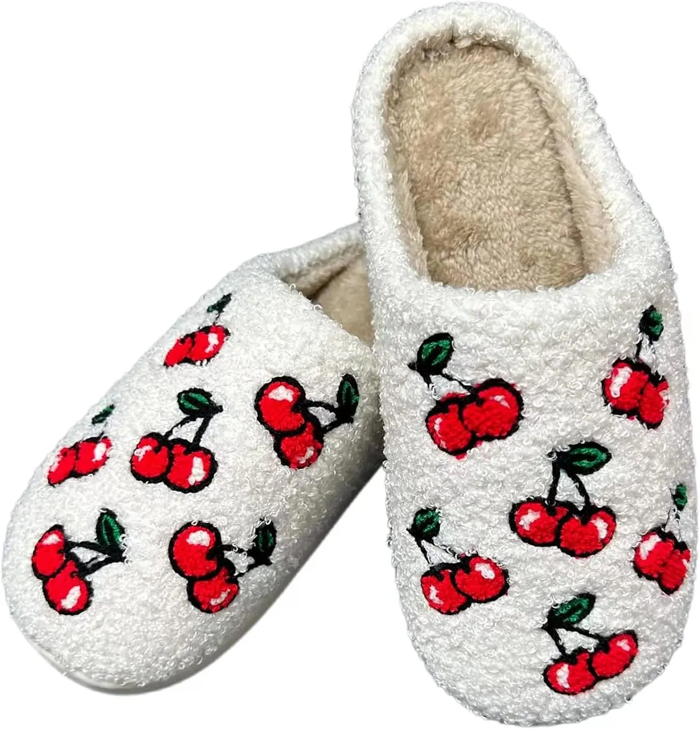 Womens Mens Cute Cat Slippers Strawberry Mushroom Slippers Heart Shaped Love Slippers Checkerboard Plaid Slippers Cowboy Hat Boots Shoes Comfortable Memory Cotton Fluffy Plush Household Shoes Couple Slippers