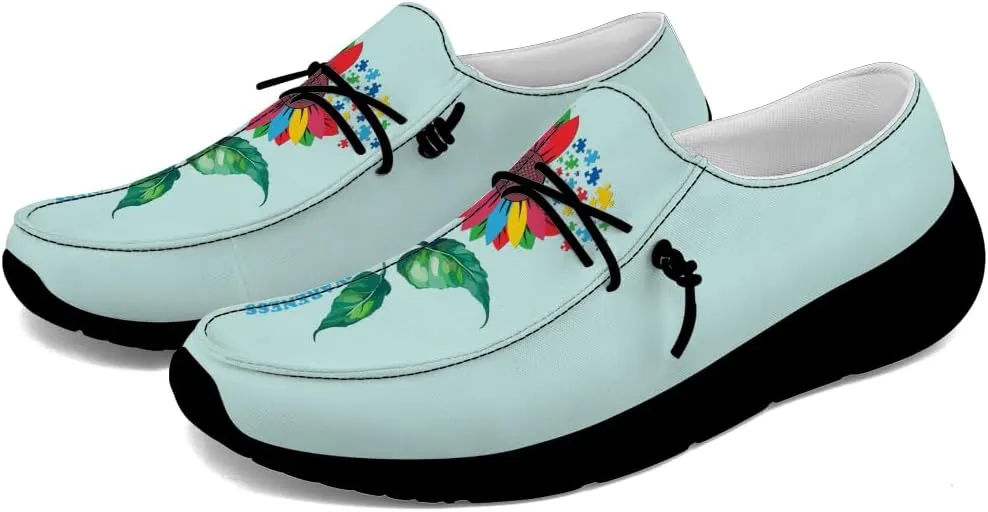 Women's Men's Loafers Slip-on Shoes Autism Shoes Gifts for Women Men