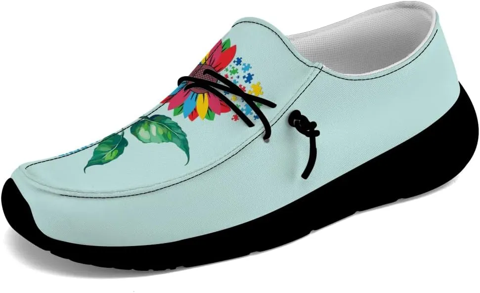 Women's Men's Loafers Slip-on Shoes Autism Shoes Gifts for Women Men