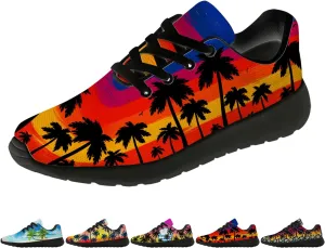 Women's Men's Running Shoes Palm Tree Sneakers Tennis Shoes Gifts for Women Men