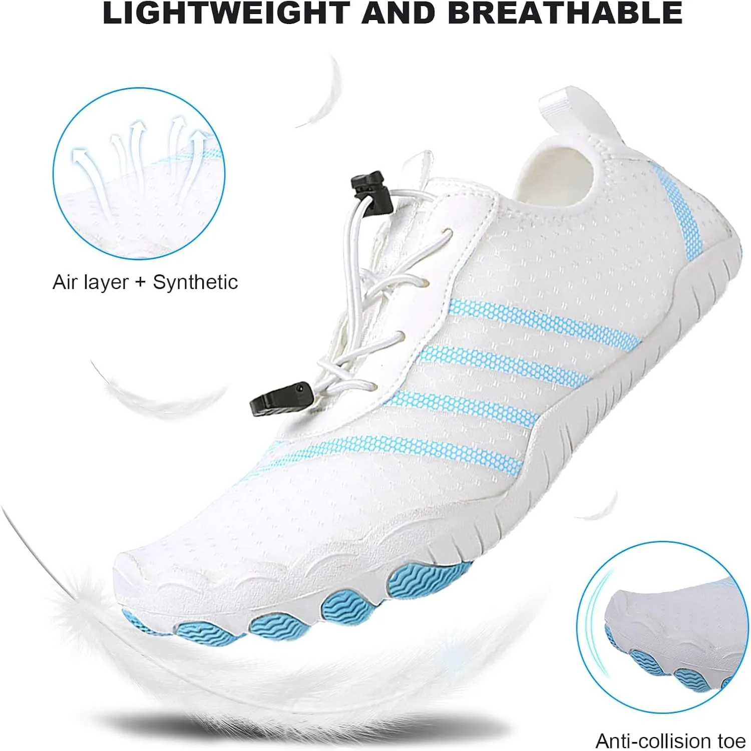 Womens Mens Trail Running Footwear Barefoot Shoes Healthy Non-Slip Shoes Hike Walking Travel Shoes