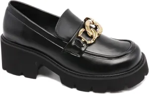 Women's Office Lady Oxfords Dress Platform high Heels Loafers Shoes