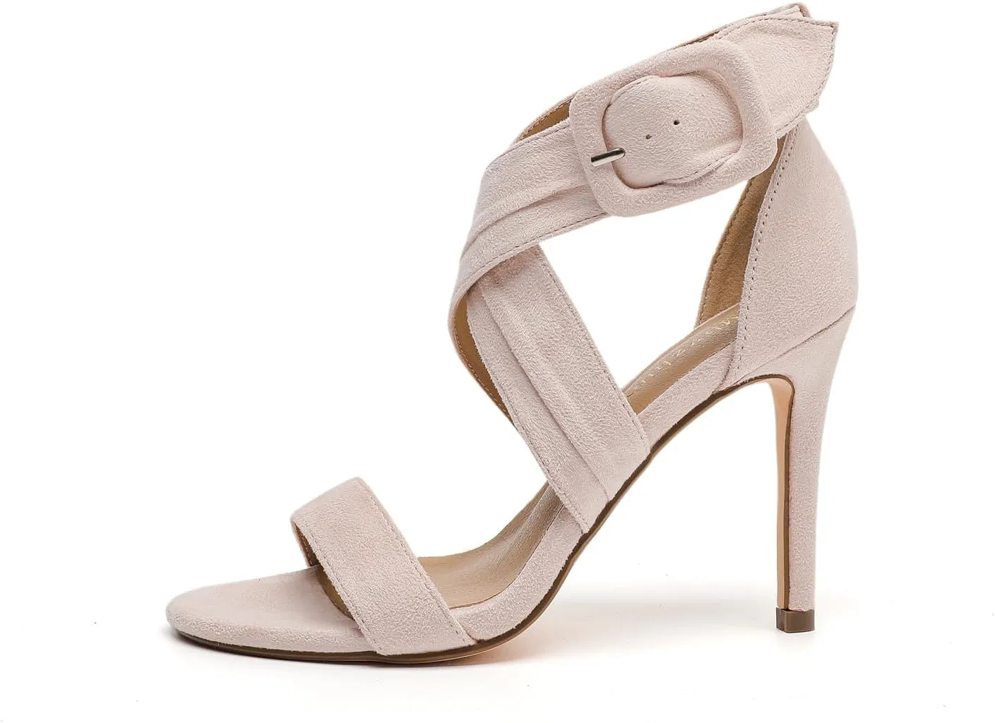 Women's Open Toe Strappy High Heel Sandals Dress Shoes for Women Party Evening Pump Heel Sandals