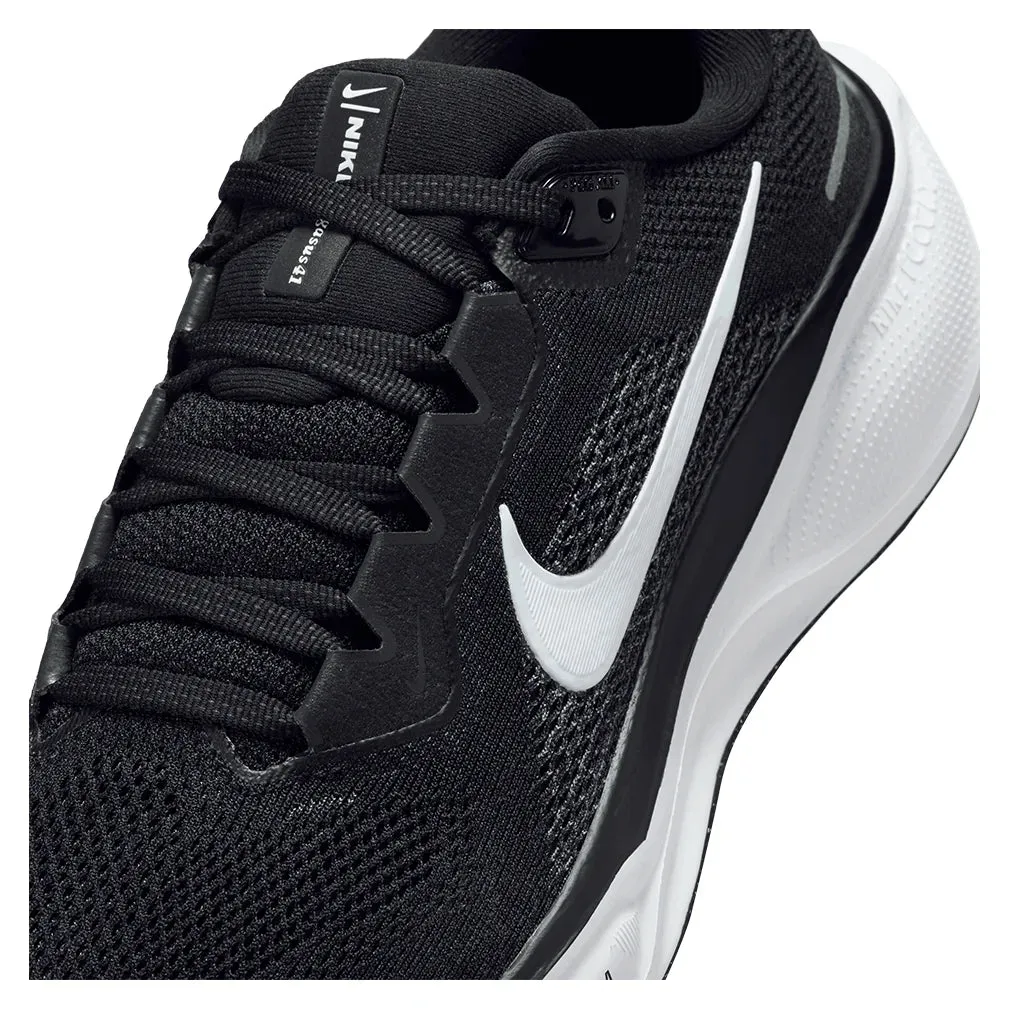 Women`s Pegasus 41 Running Shoes Black and White