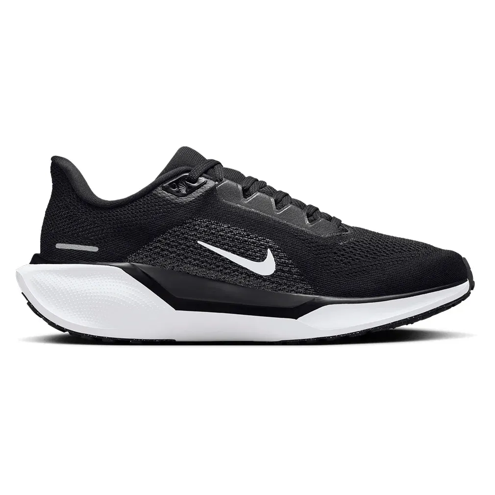 Women`s Pegasus 41 Running Shoes Black and White