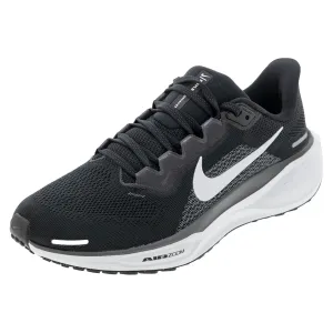 Women`s Pegasus 41 Running Shoes Black and White