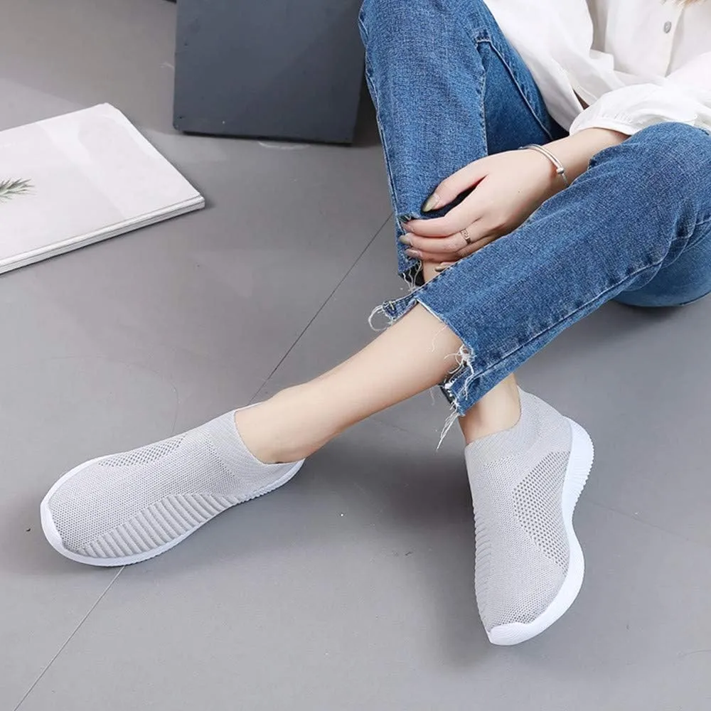 Womens Running Shoes Lightweight Tennis Shoes Non Slip Walking Shoes Women Wide Casual Slip On Shoes Casual Sneakers Waterproof Tennis Shoe Loafers Shoe