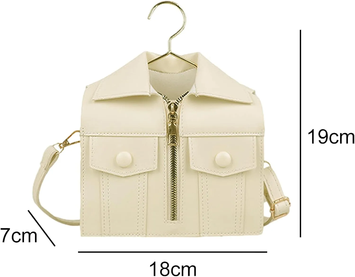 Women's Shirt-Shaped Purse Novelty Shoulder Bag Unique Clutch Handbag Funny Leather Crossbody Tote Satchel