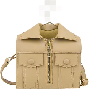 Women's Shirt-Shaped Purse Novelty Shoulder Bag Unique Clutch Handbag Funny Leather Crossbody Tote Satchel