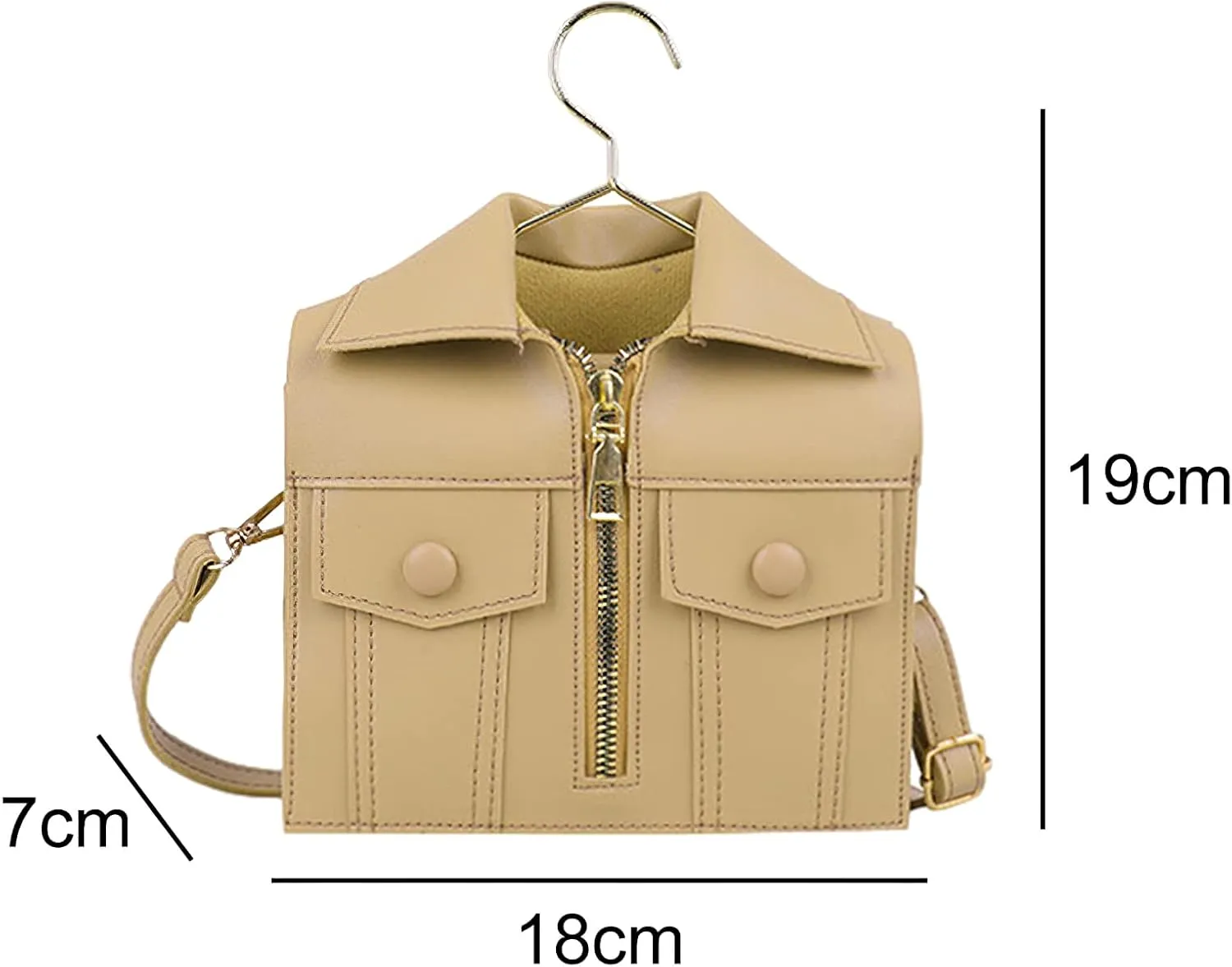 Women's Shirt-Shaped Purse Novelty Shoulder Bag Unique Clutch Handbag Funny Leather Crossbody Tote Satchel