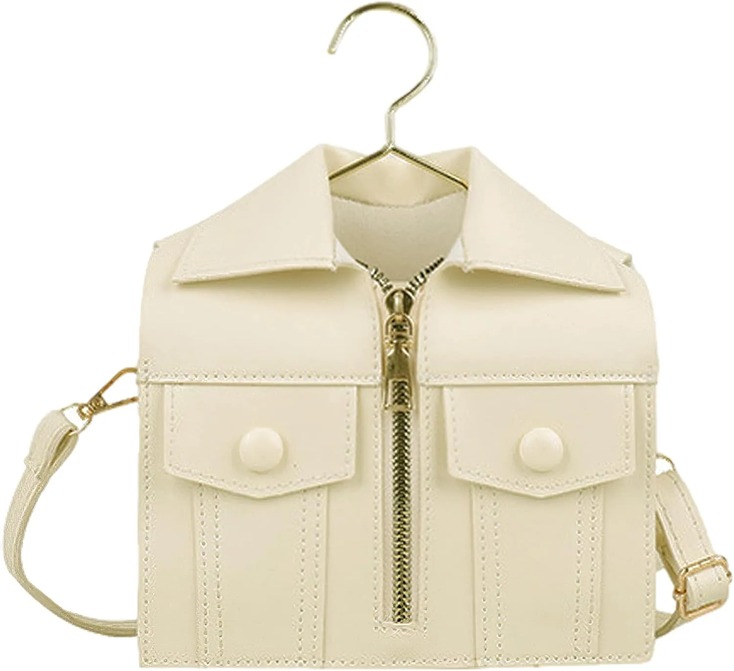 Women's Shirt-Shaped Purse Novelty Shoulder Bag Unique Clutch Handbag Funny Leather Crossbody Tote Satchel