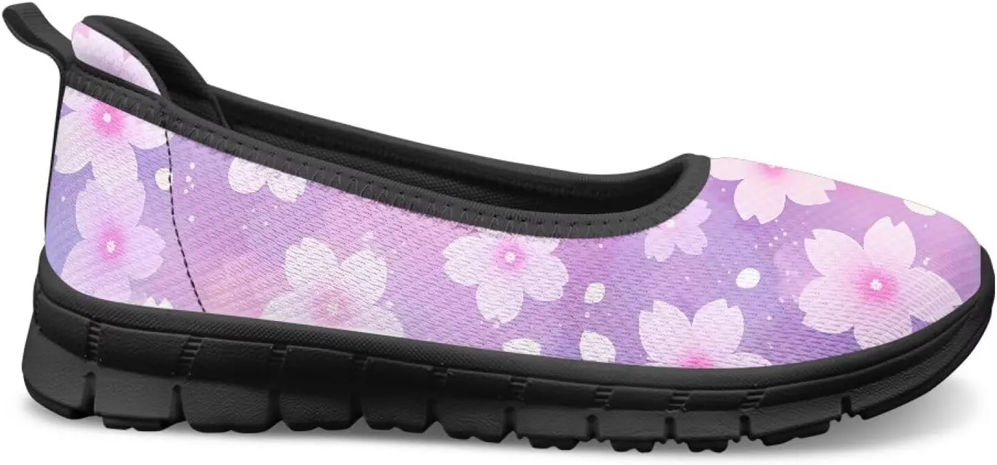 Women's Slip on Shoes Printed Lightweight Walking Shoes Stylish Loafers Non Slip Shoes Low-top Casual Shoes SizeUS 6-11